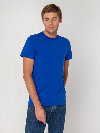 Футболка мужская T-bolka Stretch, ярко-синяя, размер L
