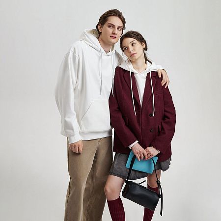 Худи релакс унисекс ADVENTURE, белый