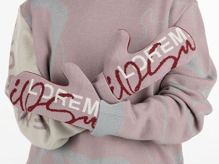 Варежки на заказ Mani, полушерсть, размер L