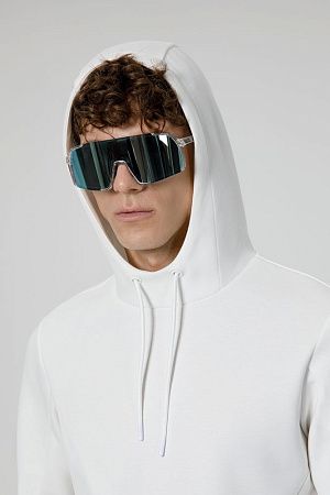 Худи унисекс Begi, молочно-белое, размер M