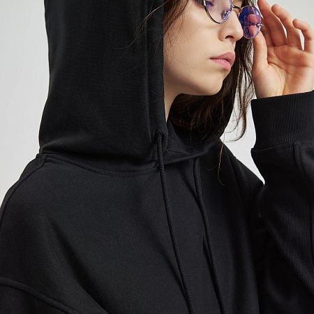 Худи релакс унисекс ADVENTURE, черный, размер 3XL/4XL