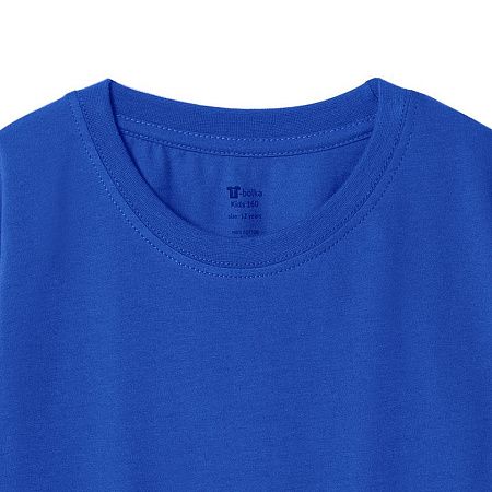Футболка детская T-Bolka Kids, ярко-синяя, размер 12 лет (142-152 см)