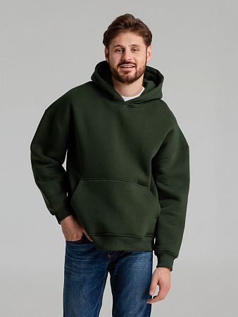 Худи Kulonga Oversize, темно-зеленый (хаки), размер M/L