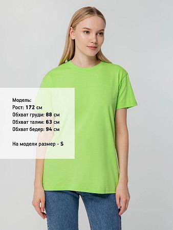 Футболка унисекс T-bolka 140, зеленое яблоко, размер XL