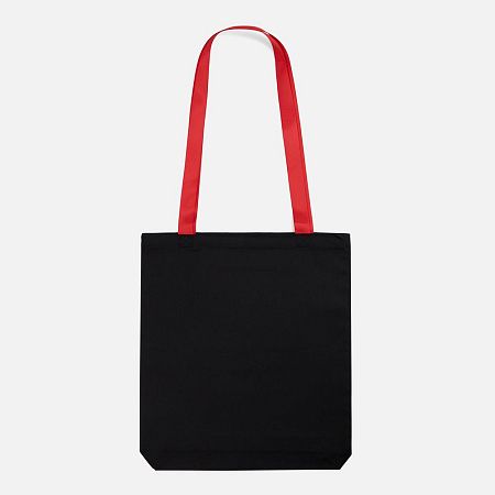 Шопер B4, черный с красными ручками