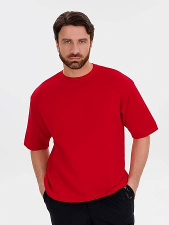 Джемпер с коротким рукавом Siluetti Volumica, красный, размер M/L