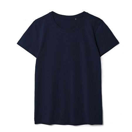 Футболка женская T-bolka Stretch Lady, темно-синяя (navy), размер XL v2