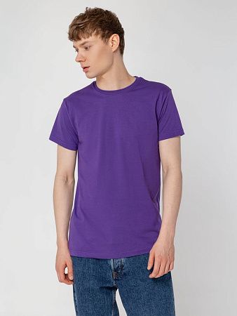 Футболка унисекс T-Bolka 160, фиолетовая, размер S v2