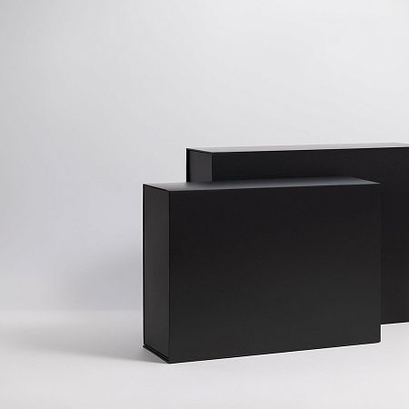 Подарочная коробка-трансформер большая, черная