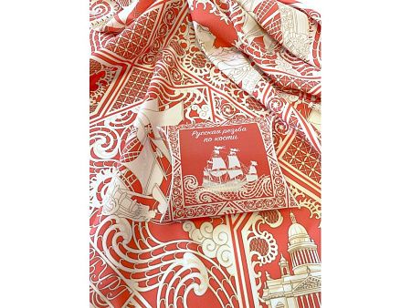 Платок «Русская резьба по кости»