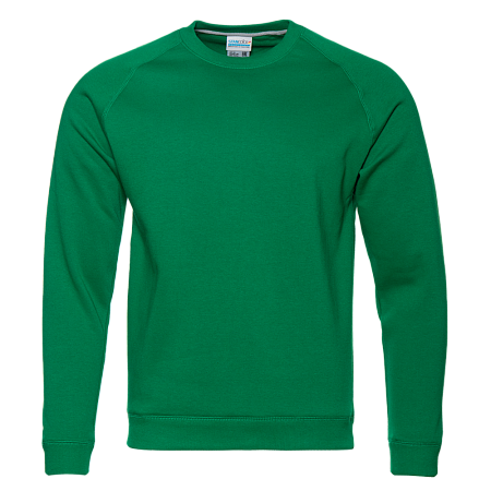 Свитшот унисекс STAN футер с начёсом 260, 53, Зелёный,  (30)  (40/3XS)