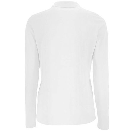 Рубашка поло женская с длинным рукавом Perfect LSL Women, белая, размер XL