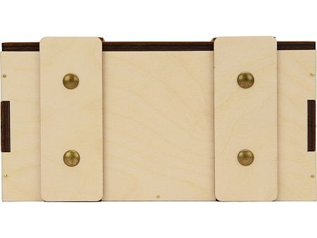 Деревянная подарочная коробка с крышкой «Ларчик»