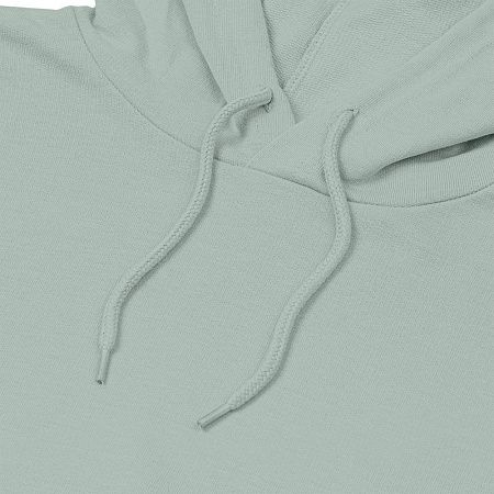Толстовка с капюшоном унисекс Hoodie, серо-зеленая, размер S
