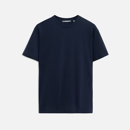 Футболка унисекс Крис (Kris), 150 гр., темно-синяя, размер XS