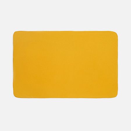 Флисовый плед Warm&Peace XL, желтый