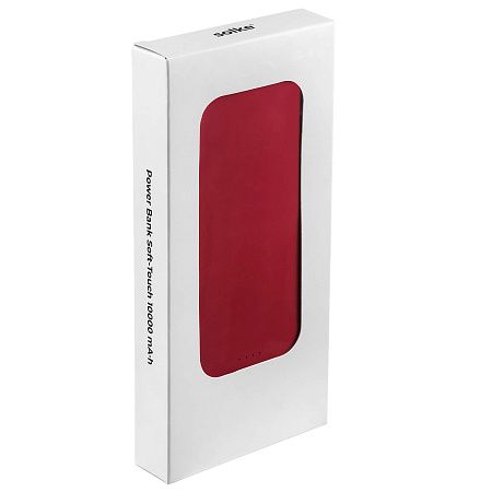 Внешний аккумулятор SIRIUS SOFT TYPE-C, 10000 мА·ч Красный 5047.03