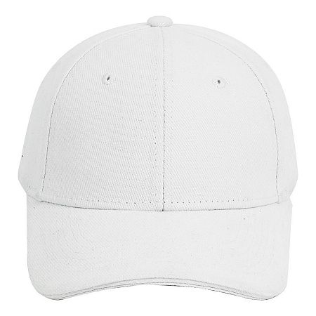 Кепка 6-панельная Ostin Heavy 350, белая