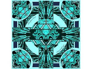 Платок «Малахитовая шкатулка»