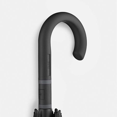 Зонт-трость с цветными спицами Color Style, серый