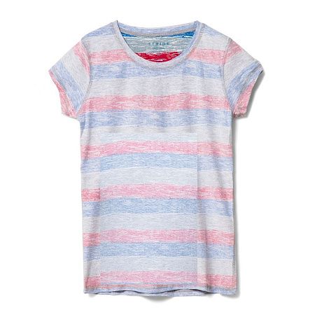 Футболка женская Rayet Lady двусторонняя, красная с синим, размер S