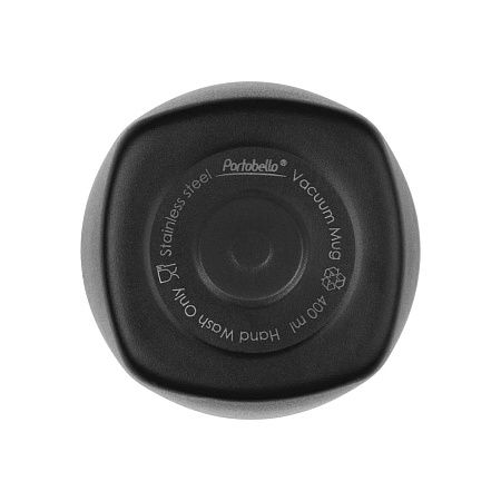 Термокружка вакуумная Viva, черная