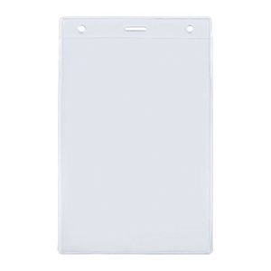 Карман для бейджа Lucid, вертикальный, из фактурного ПВХ