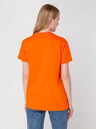 Футболка унисекс T-Bolka 160, оранжевая, размер 4XL