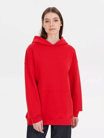 Худи оверсайз унисекс Outshine, красное, размер XS/S