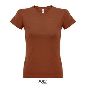 Фуфайка (футболка) IMPERIAL женская,Терракотовый XXL под нанесение