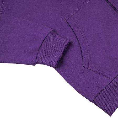 Толстовка на молнии с капюшоном Siverga 2.0, фиолетовая, размер XS