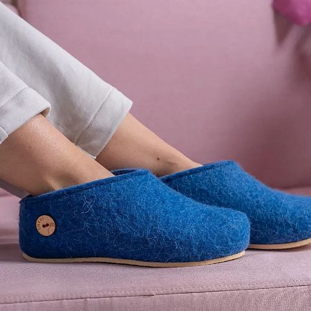 Домашние валенки Cant, синие (василек), размер 38