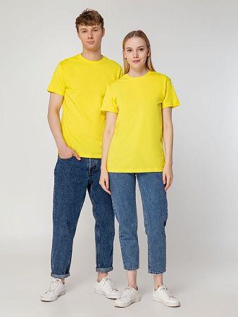 Футболка унисекс T-Bolka 160, желтая, размер S v2