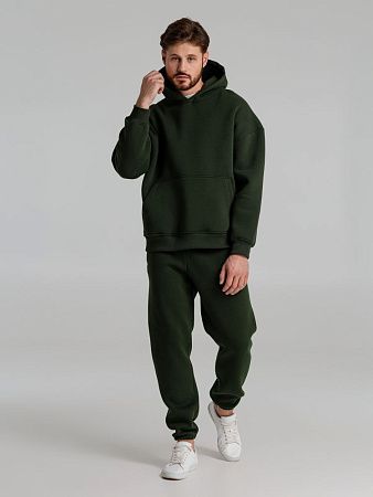 Худи Kulonga Oversize, темно-зеленый (хаки), размер M/L