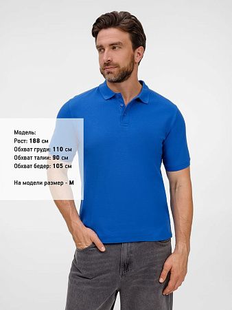 Рубашка поло унисекс Upswing, ярко-синяя, размер XXL