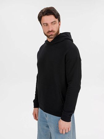 Худи оверсайз унисекс Outshine, черное, размер XL/2XL