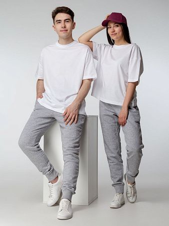 Джоггеры Jumbo, серый меланж, размер XS