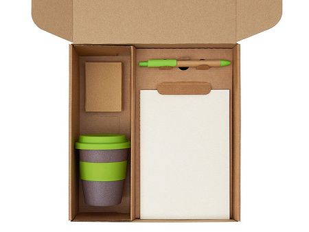 Набор «Halm» с блокнотом, ручкой и стаканом