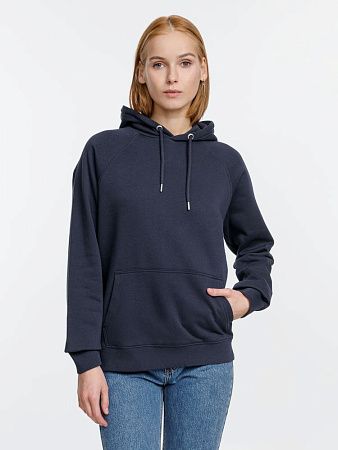 Толстовка унисекс Stellar, темно-синяя, размер L