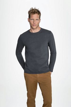 Футболка с длинным рукавом Imperial LSL Men, черная, размер S