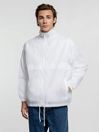 Ветровка из нейлона Surf 210, белая, размер XS