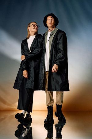 Дождевик унисекс Rainman, черный, размер M