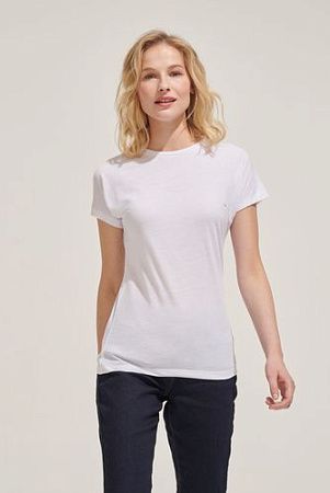 Футболка женская для сублимации Magma Women, белая, размер L