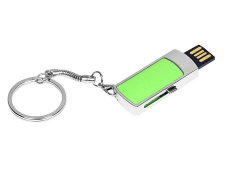 USB 2.0- флешка на 64 Гб с выдвижным механизмом и мини чипом