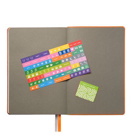 Ежедневник Tweed недатированный, черный