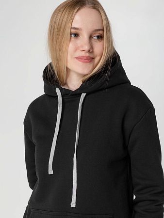Толстовка с капюшоном Unit Kirenga Heavy, черная, размер XS