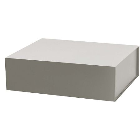 Подарочная коробка-трансформер большая, серая