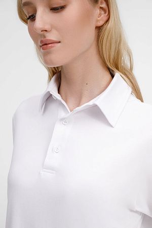 Рубашка поло унисекс Senti, белая, размер 4XL