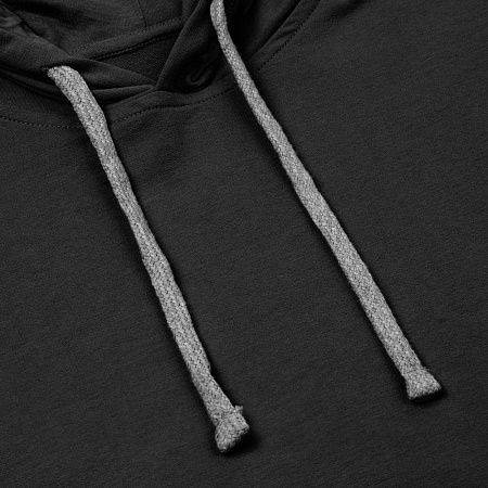 Толстовка с капюшоном Unit Kirenga, черная, размер XS