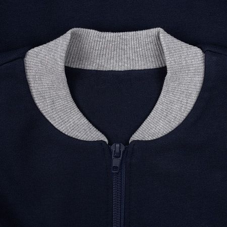 Бомбер College, темно-синий, размер XS v2